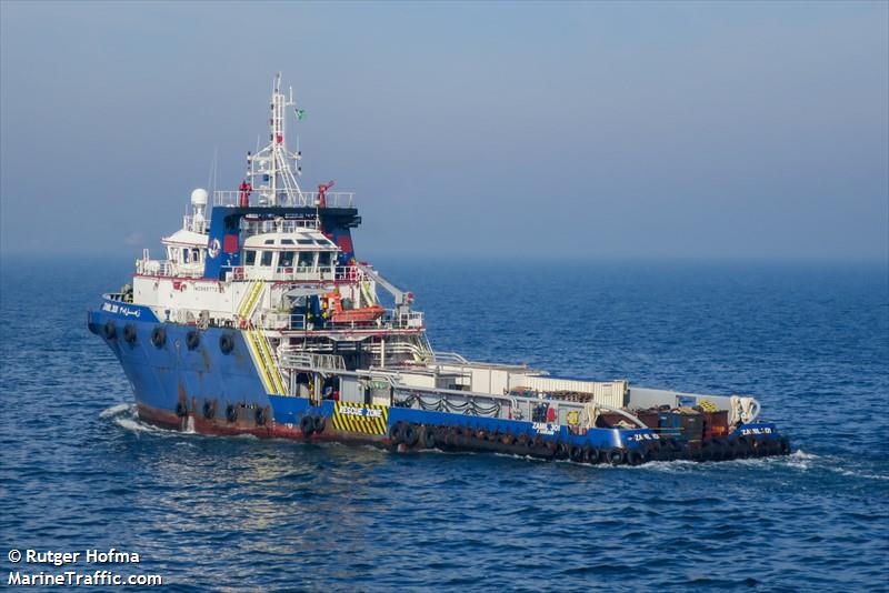 zamil-301 (Offshore Tug/Supply Ship) - IMO 9657727, MMSI 408849000, Call Sign A9KG under the flag of Bahrain