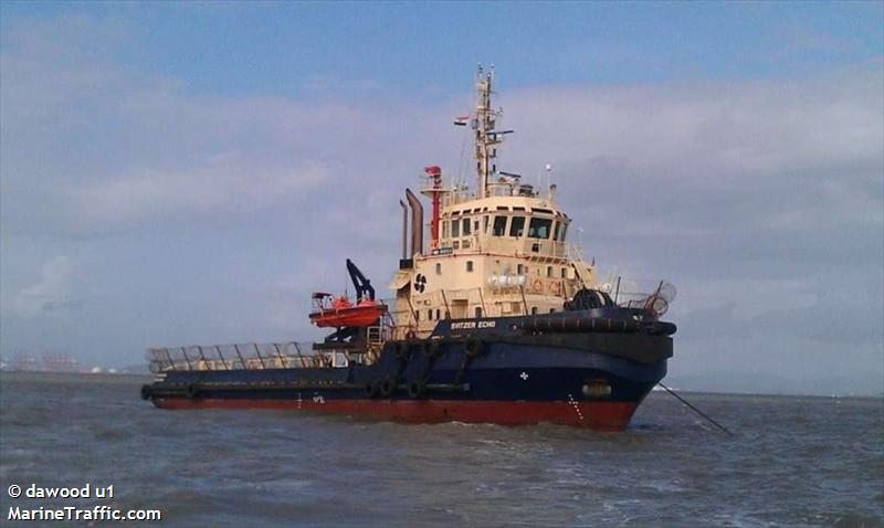 svitzer echo (Tug) - IMO 9592513, MMSI 419000596, Call Sign AVVF under the flag of India