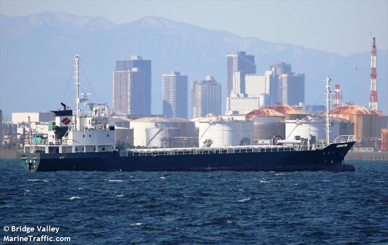 choun maru (General Cargo Ship) - IMO 9820611, MMSI 431009647, Call Sign JD4220 under the flag of Japan