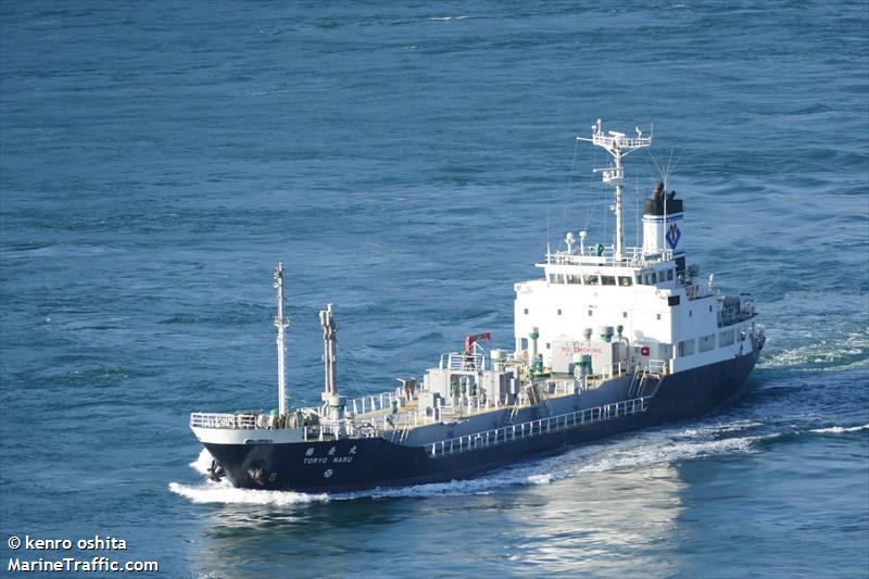 toryo maru (Chemical Tanker) - IMO 9115107, MMSI 431697000, Call Sign JGPC under the flag of Japan