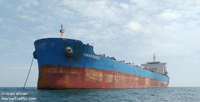 renaissance (Bulk Carrier) - IMO 9628910, MMSI 477001600, Call Sign VRJY3 under the flag of Hong Kong