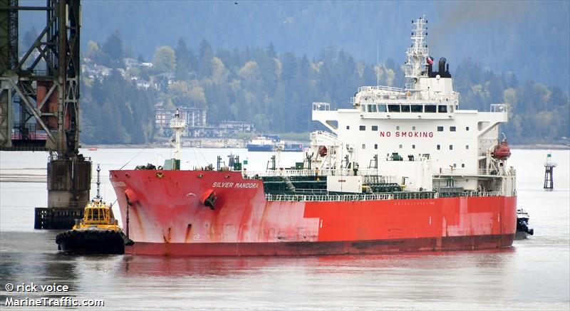 silver manoora (Chemical/Oil Products Tanker) - IMO 9718844, MMSI 477129100, Call Sign VRPR4 under the flag of Hong Kong