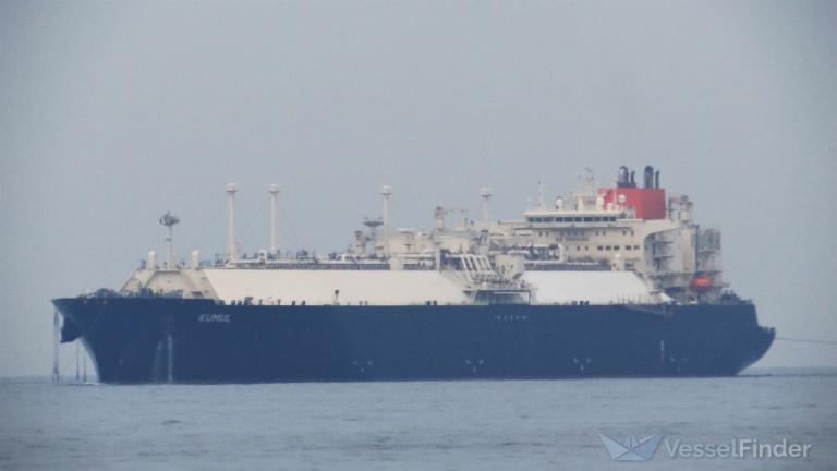 kumul (LNG Tanker) - IMO 9613161, MMSI 477588600, Call Sign VROL2 under the flag of Hong Kong