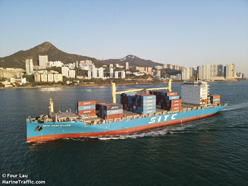 sitc port klang (Container Ship) - IMO 9870836, MMSI 477625600, Call Sign VRTL5 under the flag of Hong Kong