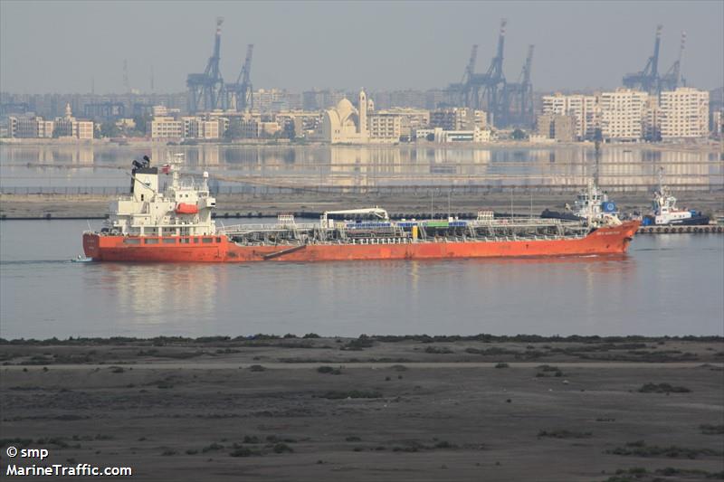 sea ambition (Chemical/Oil Products Tanker) - IMO 9407043, MMSI 477652800, Call Sign VRMK3 under the flag of Hong Kong