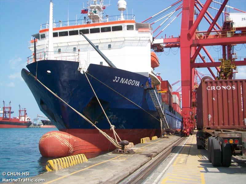 jj nagoya (Container Ship) - IMO 9113161, MMSI 477800200, Call Sign VRAL7 under the flag of Hong Kong