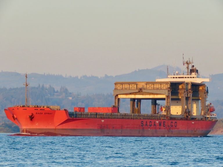 saga spray (General Cargo Ship) - IMO 9014078, MMSI 477857000, Call Sign VRWW5 under the flag of Hong Kong