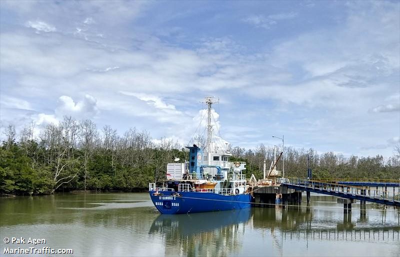 km.st kambria 2 (Cement Carrier) - IMO 8703608, MMSI 525010372, Call Sign YBCB2 under the flag of Indonesia