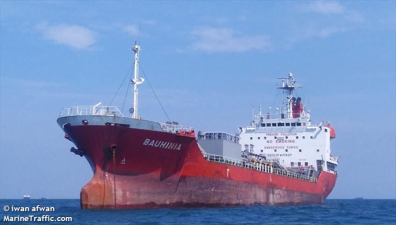 bauhinia (Chemical/Oil Products Tanker) - IMO 9153575, MMSI 525107002, Call Sign YBRT2 under the flag of Indonesia