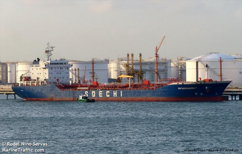 bintang samudra t (Oil Products Tanker) - IMO 9495856, MMSI 525119080, Call Sign YCHU2 under the flag of Indonesia