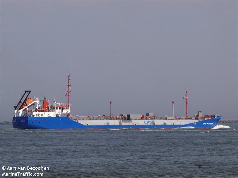 mtgaspioneer (LPG Tanker) - IMO 8850918, MMSI 533050900, Call Sign 9MLF9 under the flag of Malaysia