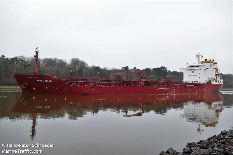 songa topaz (Oil Products Tanker) - IMO 9460461, MMSI 538003279, Call Sign V7PS6 under the flag of Marshall Islands