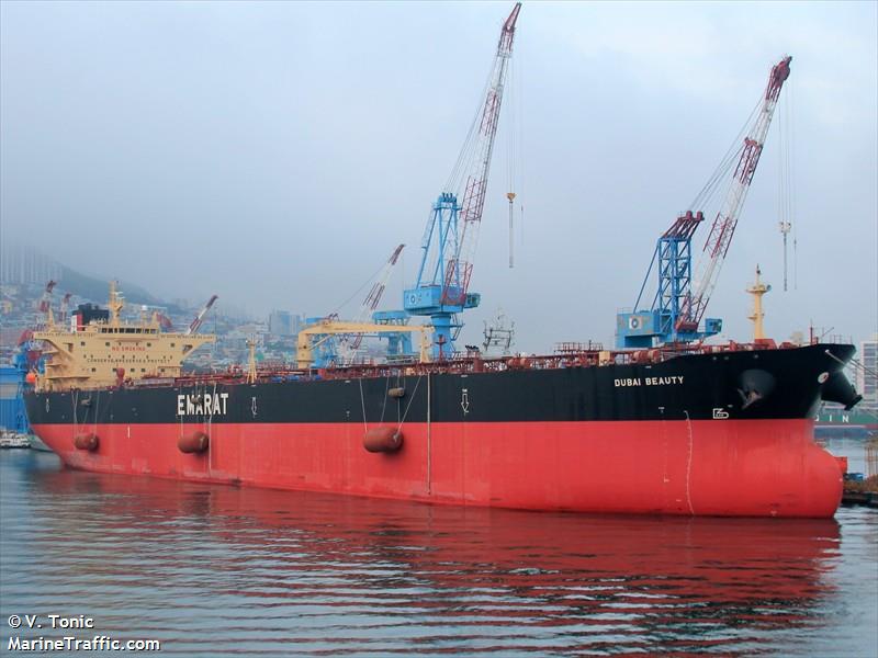 dubai beauty (Crude Oil Tanker) - IMO 9422548, MMSI 538004173, Call Sign V7VO6 under the flag of Marshall Islands
