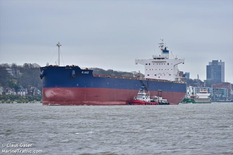 golden jake (Bulk Carrier) - IMO 9461324, MMSI 538004365, Call Sign V7WP9 under the flag of Marshall Islands