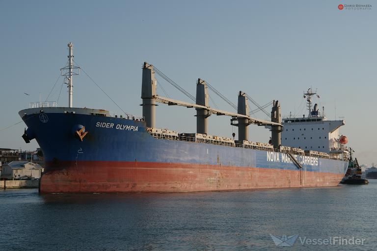 sider olympia (Bulk Carrier) - IMO 9641807, MMSI 538004995, Call Sign V7AH4 under the flag of Marshall Islands