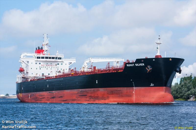muhut silver (Chemical/Oil Products Tanker) - IMO 9718789, MMSI 538006502, Call Sign V7NT4 under the flag of Marshall Islands