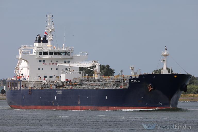 otto h (Chemical/Oil Products Tanker) - IMO 9749374, MMSI 538006810, Call Sign V7RJ4 under the flag of Marshall Islands