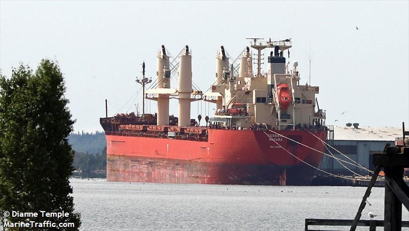 federal nagara (Bulk Carrier) - IMO 9805257, MMSI 538007837, Call Sign V7HU4 under the flag of Marshall Islands