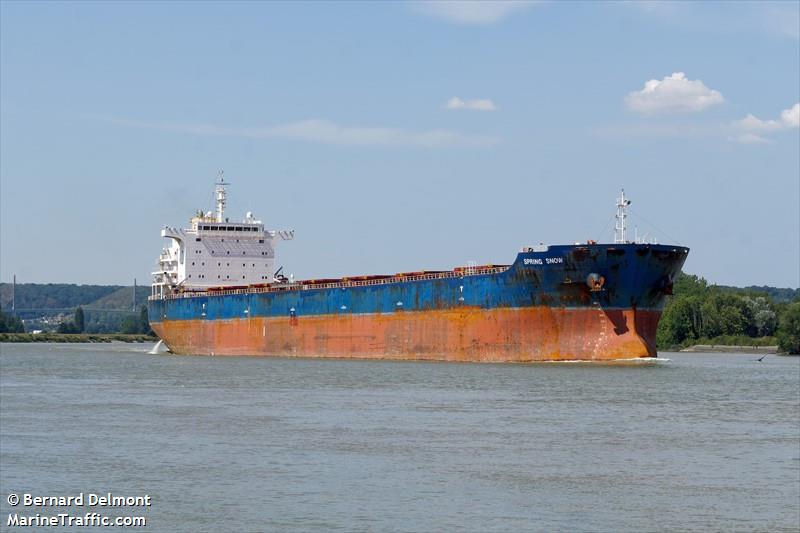 spring snow (Bulk Carrier) - IMO 9473274, MMSI 538007994, Call Sign V7AZ8 under the flag of Marshall Islands