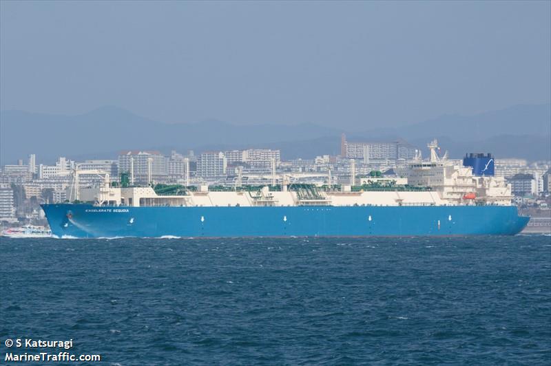 excelerate sequoia (Offshore Support Vessel) - IMO 9820843, MMSI 538008851, Call Sign V7A2830 under the flag of Marshall Islands