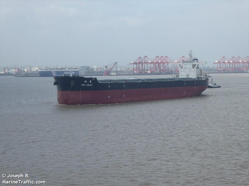 cape galaxy (Bulk Carrier) - IMO 9704116, MMSI 563003100, Call Sign 9V2906 under the flag of Singapore