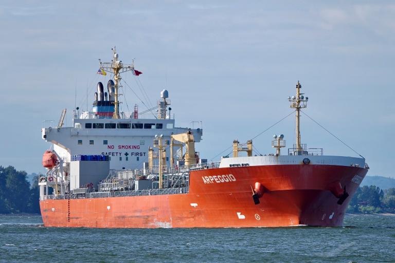 arpeggio (Chemical/Oil Products Tanker) - IMO 9749441, MMSI 563013300, Call Sign 9V5043 under the flag of Singapore