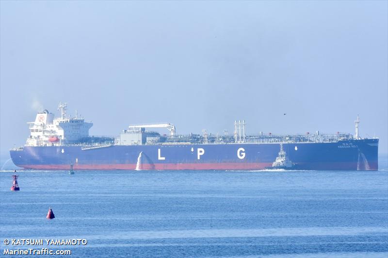keegan no.1 (LPG Tanker) - IMO 9849277, MMSI 563110500, Call Sign 9V5578 under the flag of Singapore