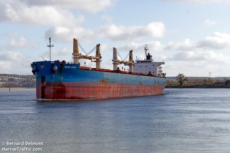 nord peak (Bulk Carrier) - IMO 9566564, MMSI 563706000, Call Sign 9V9236 under the flag of Singapore