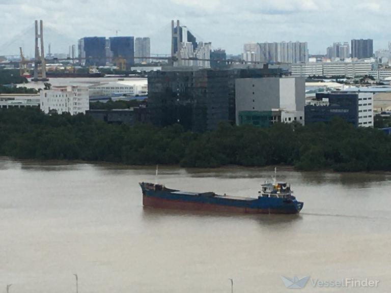 htp ocean (General Cargo Ship) - IMO 9460875, MMSI 574469000, Call Sign XVFX under the flag of Vietnam