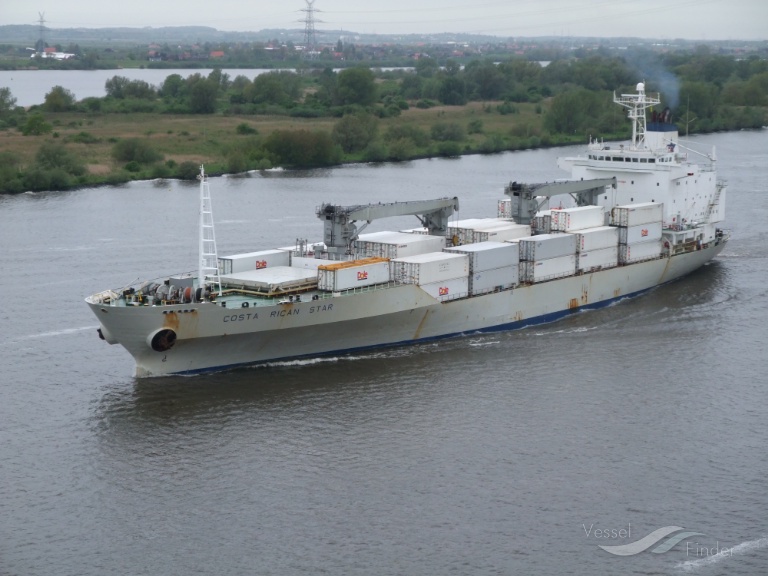 costa rican star (Refrigerated Cargo Ship) - IMO 9150822, MMSI 636013073, Call Sign A8KK4 under the flag of Liberia