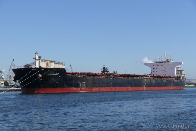 junior (Bulk Carrier) - IMO 9548213, MMSI 636015637, Call Sign D5BZ4 under the flag of Liberia