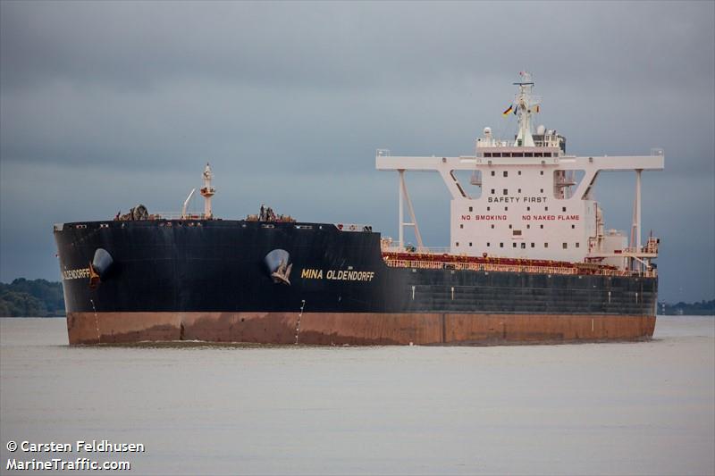 mina oldendorff (Bulk Carrier) - IMO 9678795, MMSI 636016034, Call Sign D5EB9 under the flag of Liberia