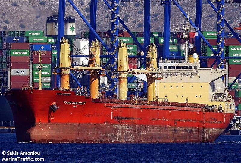 vantage reef (Bulk Carrier) - IMO 9422495, MMSI 636016244, Call Sign D5FE9 under the flag of Liberia