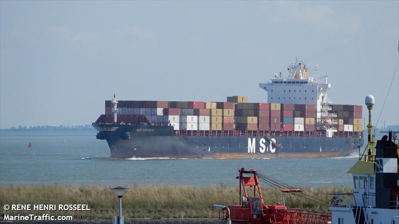 msc arushi r (Container Ship) - IMO 9244881, MMSI 636016432, Call Sign A8RL3 under the flag of Liberia