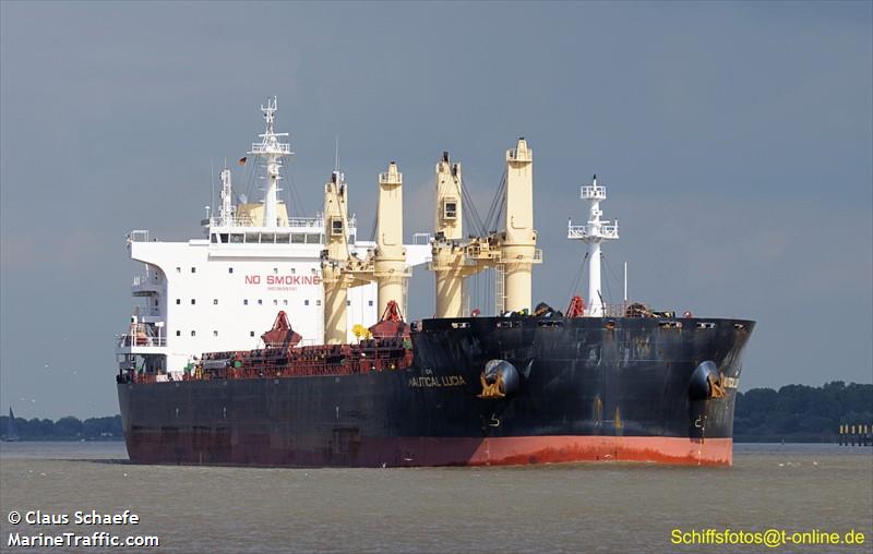 nautical lucia (Bulk Carrier) - IMO 9699361, MMSI 636017100, Call Sign D5JH4 under the flag of Liberia