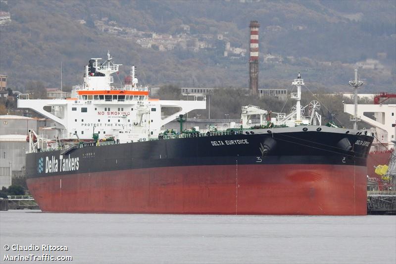 delta eurydice (Crude Oil Tanker) - IMO 9700706, MMSI 636017106, Call Sign D5JI2 under the flag of Liberia