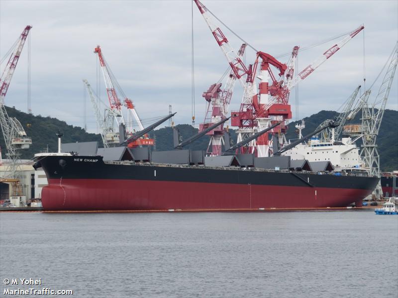 new champ (Bulk Carrier) - IMO 9781712, MMSI 636018190, Call Sign D5OP2 under the flag of Liberia