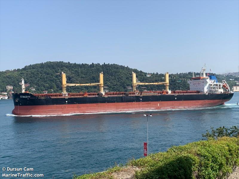 stingray (Bulk Carrier) - IMO 9505871, MMSI 636019066, Call Sign D5ST9 under the flag of Liberia