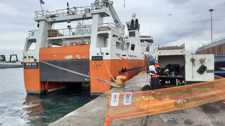 ocean azul (Fishing Vessel) - IMO 8704925, MMSI 770576483, Call Sign CXOH under the flag of Uruguay