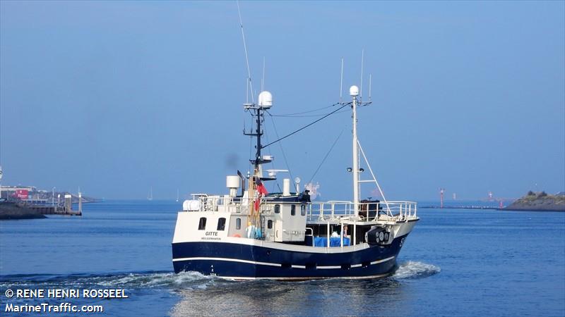 sh7 gitte (Fishing vessel) - IMO 8341840, MMSI 211648000, Call Sign DKOC under the flag of Germany