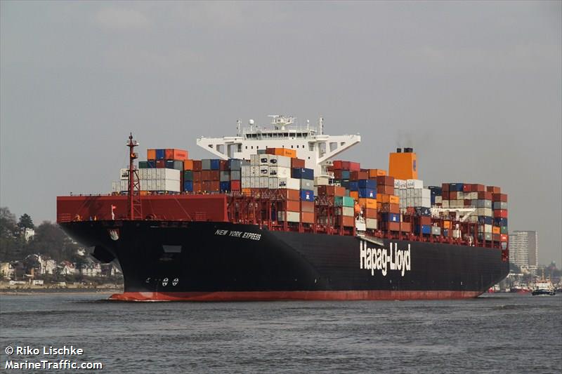 new york express (Container Ship) - IMO 9501332, MMSI 218776000, Call Sign DIXJ2 under the flag of Germany