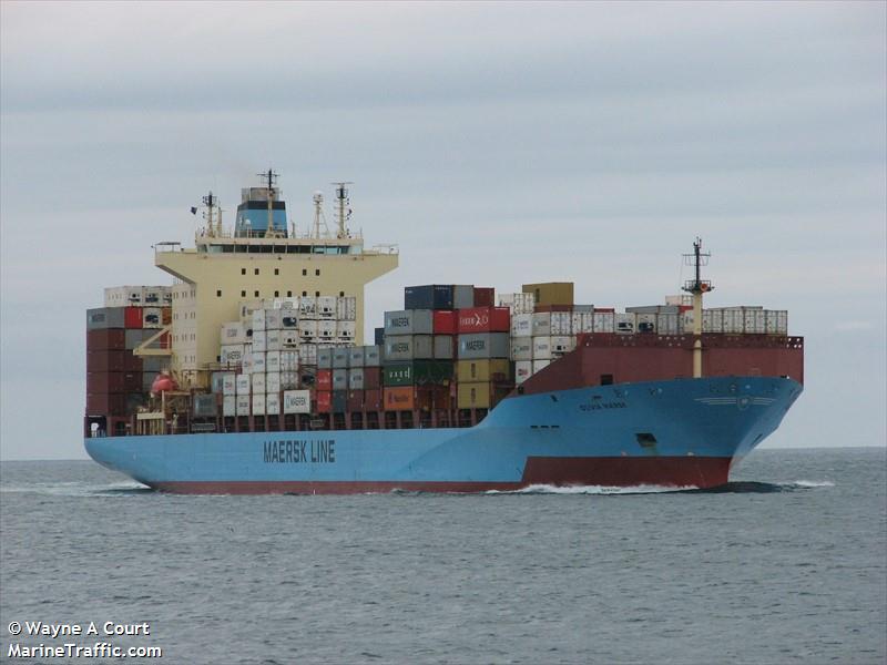 olivia maersk (Container Ship) - IMO 9251638, MMSI 220216000, Call Sign OXKO2 under the flag of Denmark
