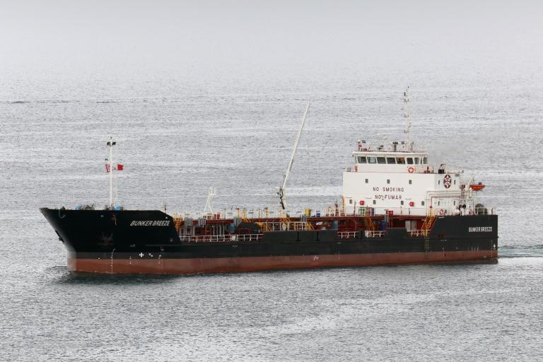 bunker breeze (Bunkering Tanker) - IMO 9824590, MMSI 225428000, Call Sign EAPB under the flag of Spain