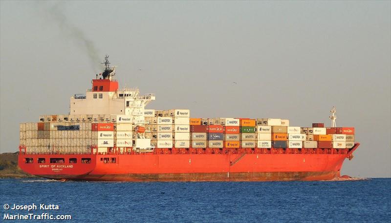 spirit of auckland (Container Ship) - IMO 9360752, MMSI 232013516, Call Sign MCMA3 under the flag of United Kingdom (UK)