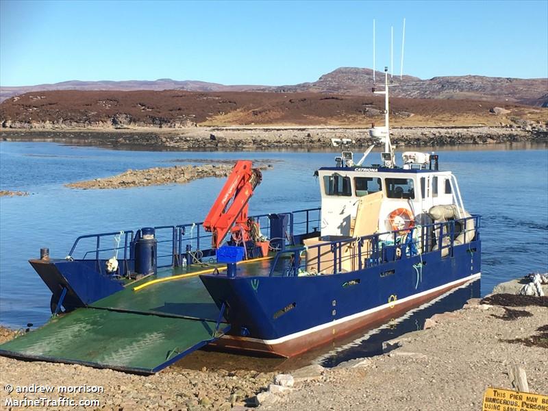 catriona (Cargo ship) - IMO , MMSI 235083697, Call Sign ZNNS5 under the flag of United Kingdom (UK)