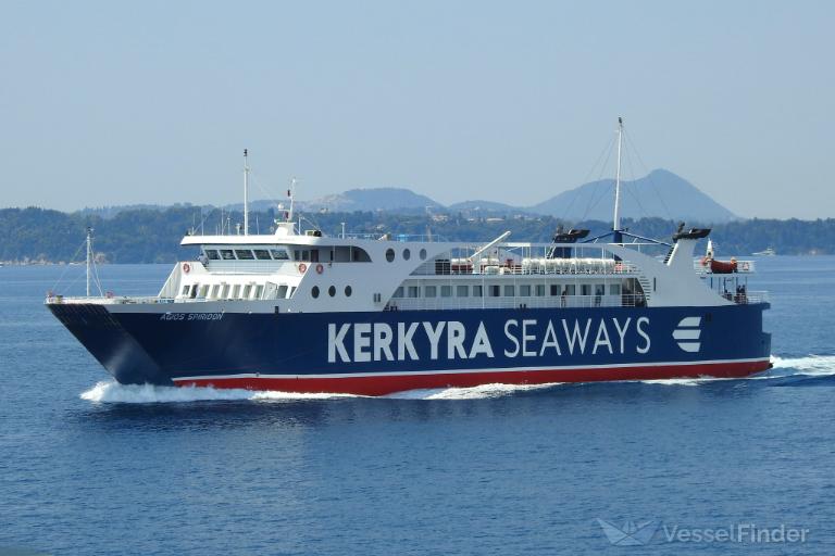 agios spiridon (Passenger/Ro-Ro Cargo Ship) - IMO 8969123, MMSI 237325200, Call Sign SX8565 under the flag of Greece