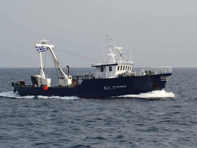 petros k (Fishing Vessel) - IMO 8787795, MMSI 237870000, Call Sign SX5665 under the flag of Greece