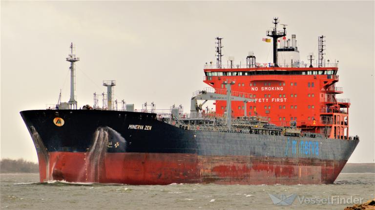 minerva zen (Chemical/Oil Products Tanker) - IMO 9410909, MMSI 241190000, Call Sign SVBN3 under the flag of Greece