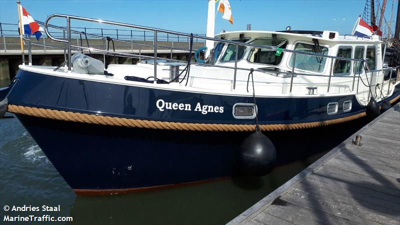 queen agnes (Pleasure craft) - IMO , MMSI 244063390, Call Sign PF3390 under the flag of Netherlands
