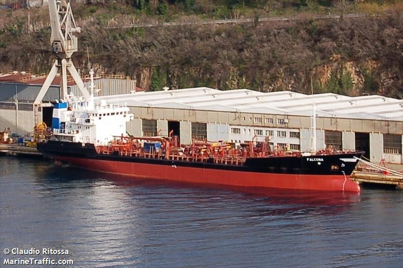 falcona (Bunkering Tanker) - IMO 8802791, MMSI 247369900, Call Sign INED2 under the flag of Italy